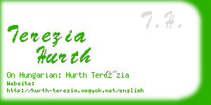 terezia hurth business card